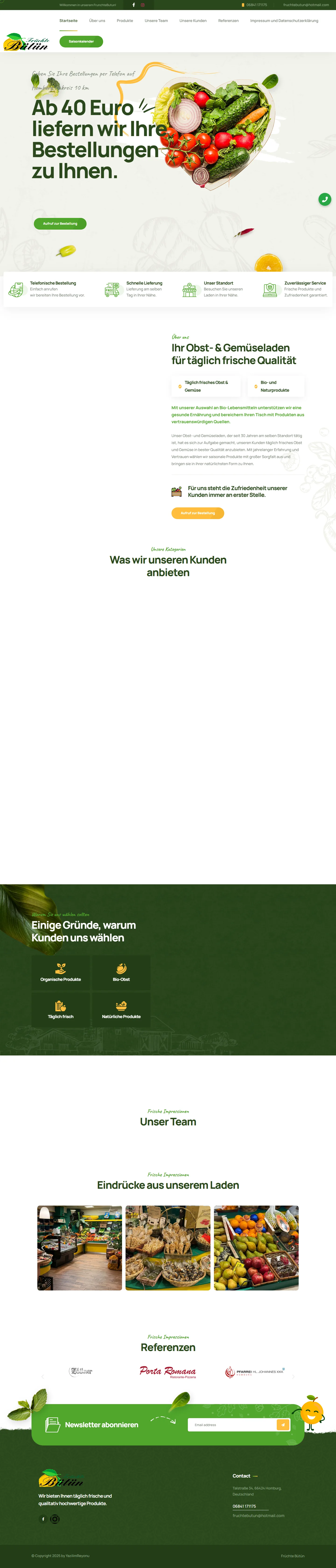 Homepage - Früchte Bütün