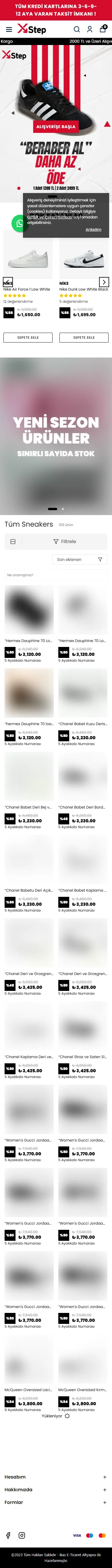 XSTEP.COM.TR | HAYALİNDEKİ ADIMLAR XSTEP’DE! mobil