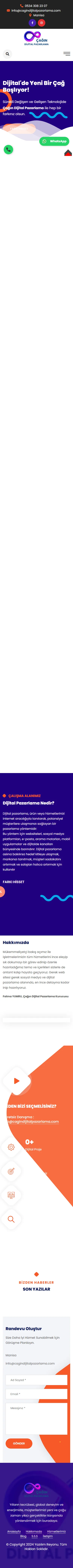 Anasayfa - Çağın Dijital Pazarlama mobil